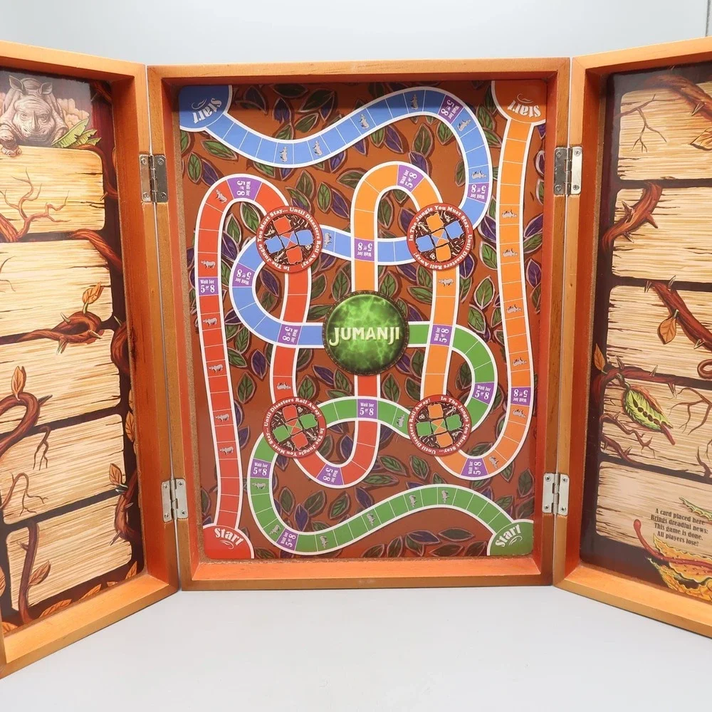 JUMANJI Board Game for Parts Pawns Rhino Dice Timer Cards Decoder 2017
